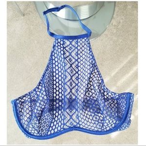 Sexy Blue Victoria Secret High Neck Bra